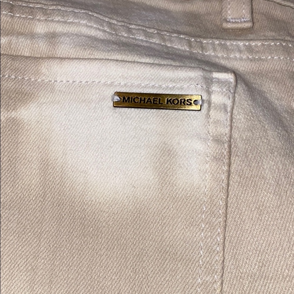Michael Kors Tan Tie Die Jeans